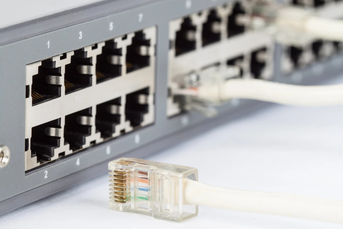 Network,Cable,Is,Connected,To,A,Switches